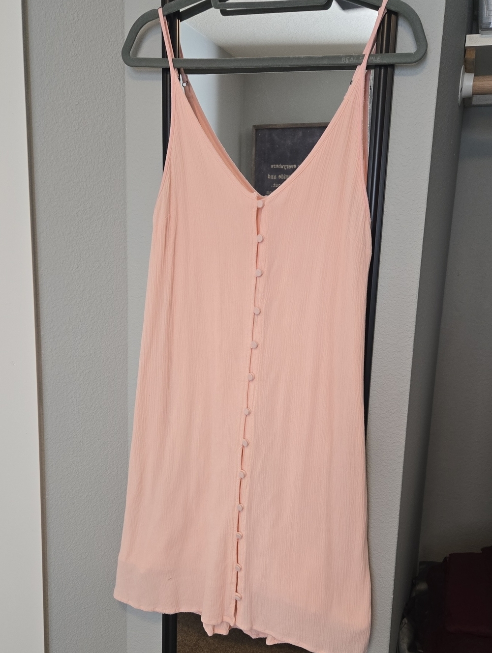 Roxy Mini/Beach Cover Up Crinkle Dress, Size: Medium
